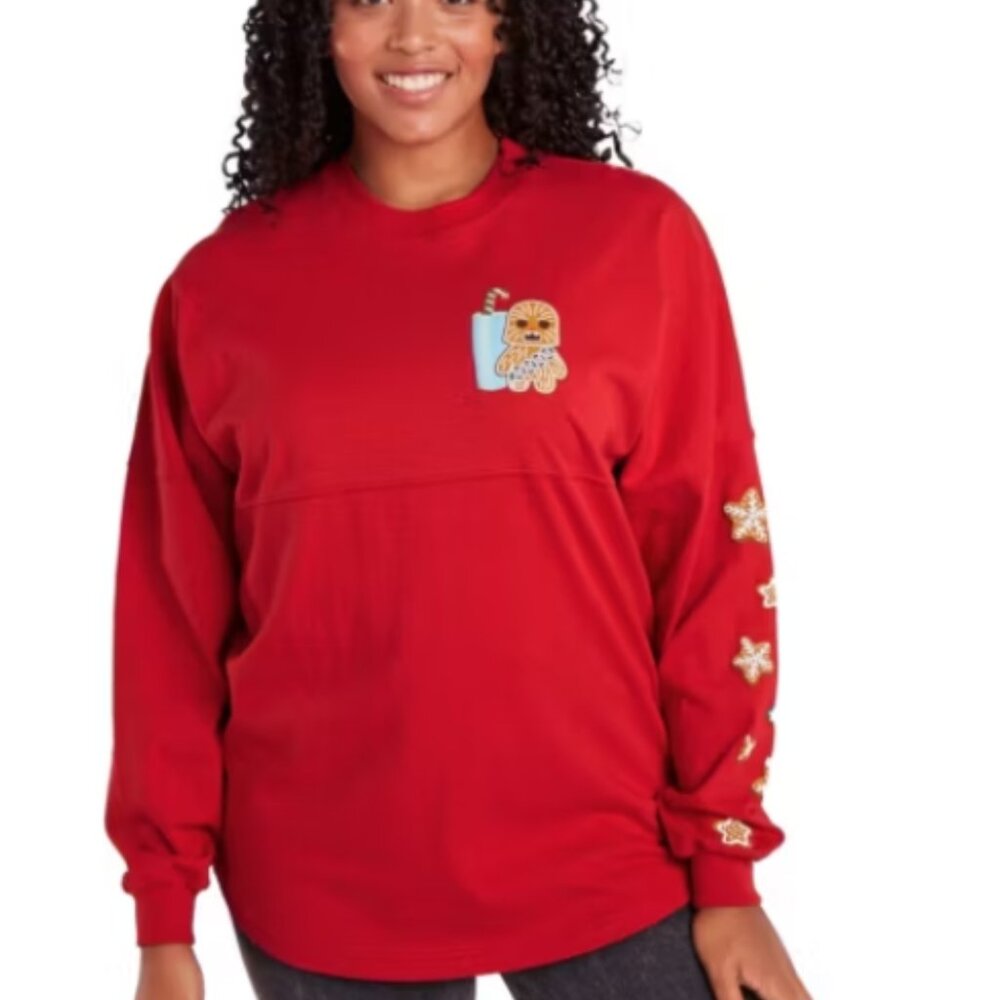 Disney Parks Star Wars Chewbacca Cookie Holiday Spirit Jersey - Small, RARE - Picture 10 of 11